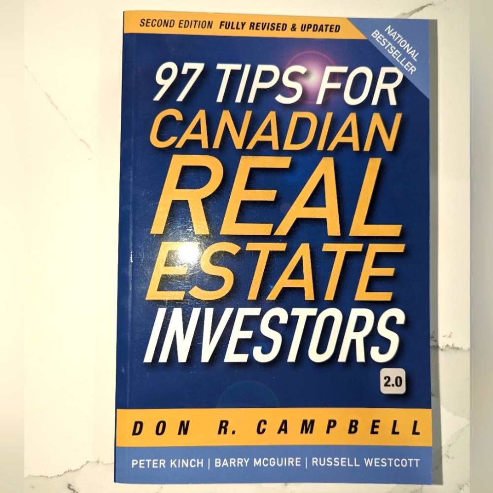 97 tips for real estate investors 2.0, soft cover 2nd edition.